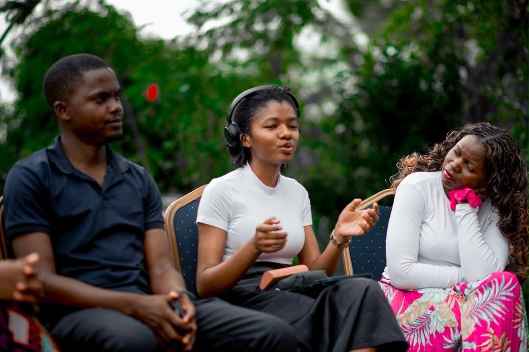 In discussion on the panel