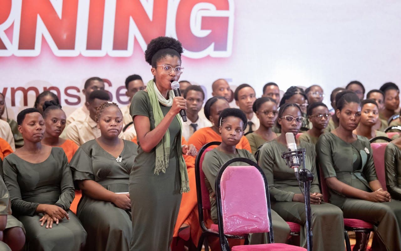 Leading the singing